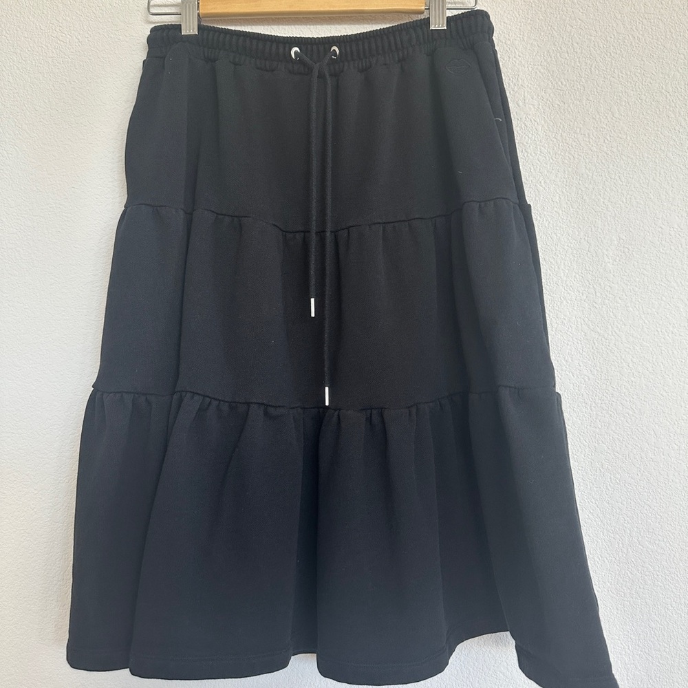 Markus Lupfer Tiered Midi Skirt